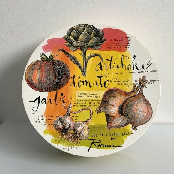 Rosanna - Set of 4 Salad plates 8" - Picture 2 of 7